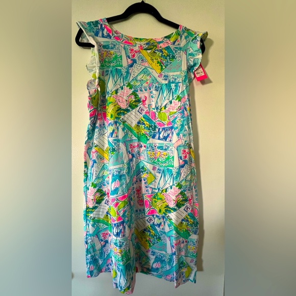 Lilly Pulitzer Dresses & Skirts - NWT Lilly Pulitzer Laina Dress - Wish You Were Here - Large